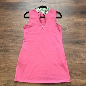 Tommy Bahama Golf Dress with Floral Trim | S